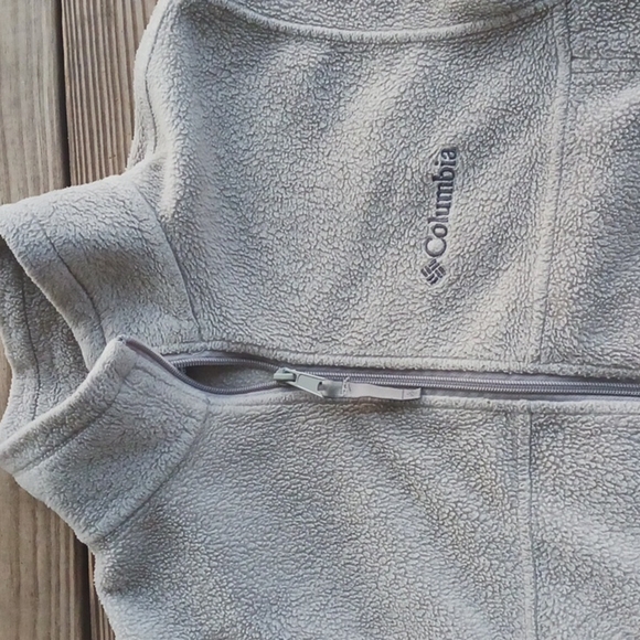 Columbia women's fleece gray jacket size S - Picture 2 of 12